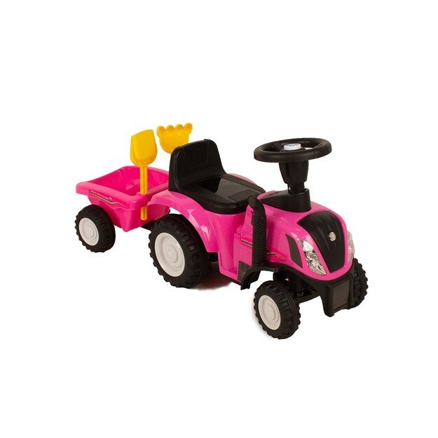 BabyTrold - Tractor Ride-On - Pink (20-42TR-P) 4