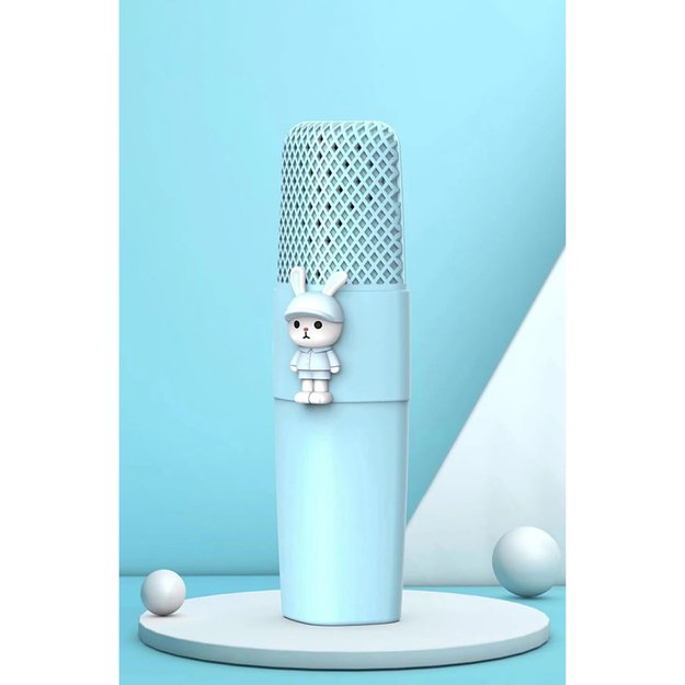 MIKROFON KARAOKE DLA DZIECI BLUETOOTH BEZPRZEWODOWY Z GŁOŚNIKIEM USB  16