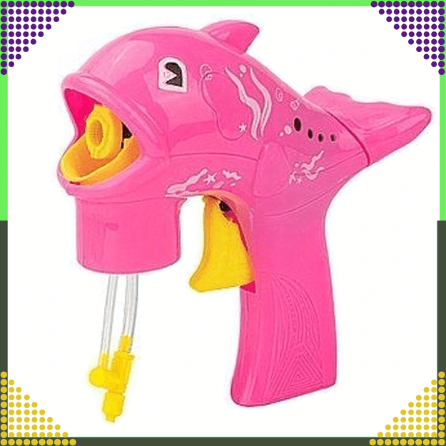 Pistolet na Bańki Maszyna do Baniek Mydlanych Generator Delfin Płyn 5