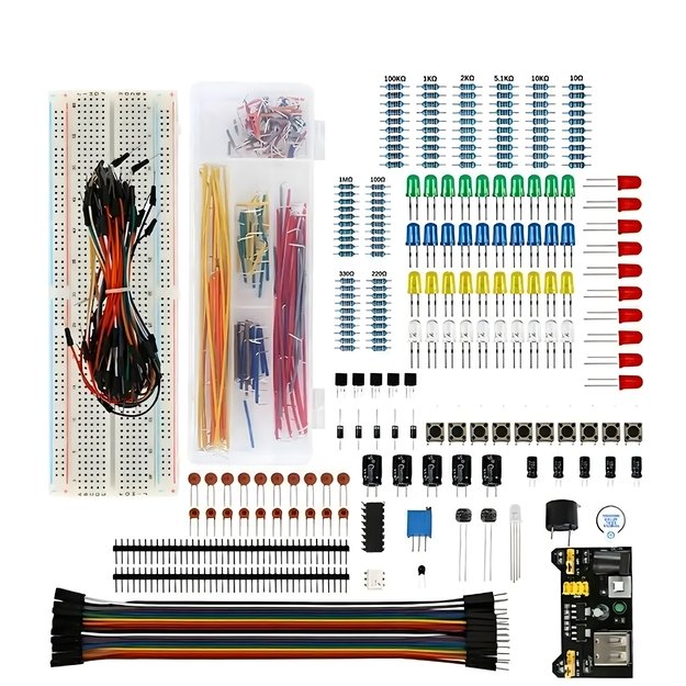 ZESTAW STARTOWY KOMPONENTÓW ARDUINO UNO R3 DO NAUKI PROGRAMOWANIA XXL  10