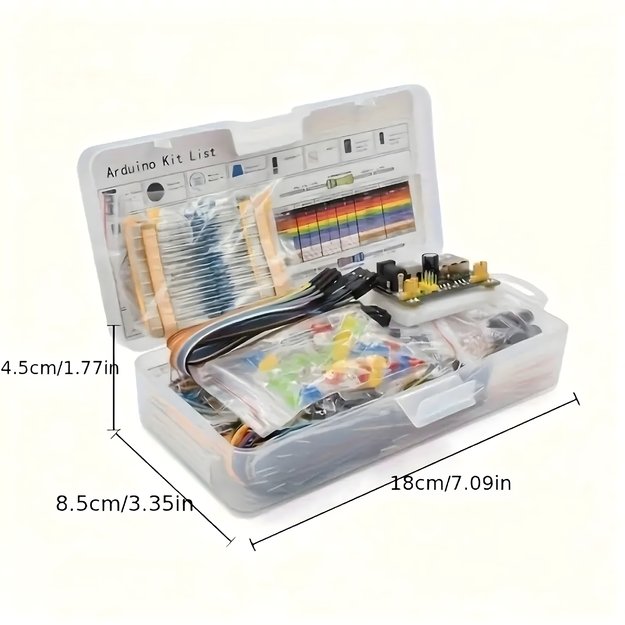 ZESTAW STARTOWY KOMPONENTÓW ARDUINO UNO R3 DO NAUKI PROGRAMOWANIA XXL  12