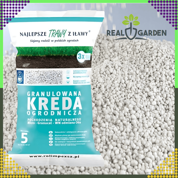 Premium Granulowana Kreda Ogrodniczna do Odkwaszania Gleby 10kg do Roślin  9
