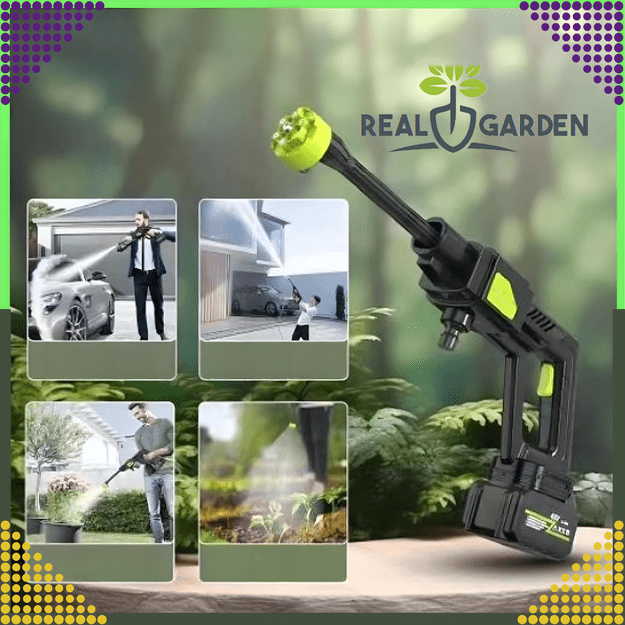 Myjka Ciśnieniowa Akumulatorowa Bezprzewodowa 2 x Aku 21V 30 Bar 300W  6