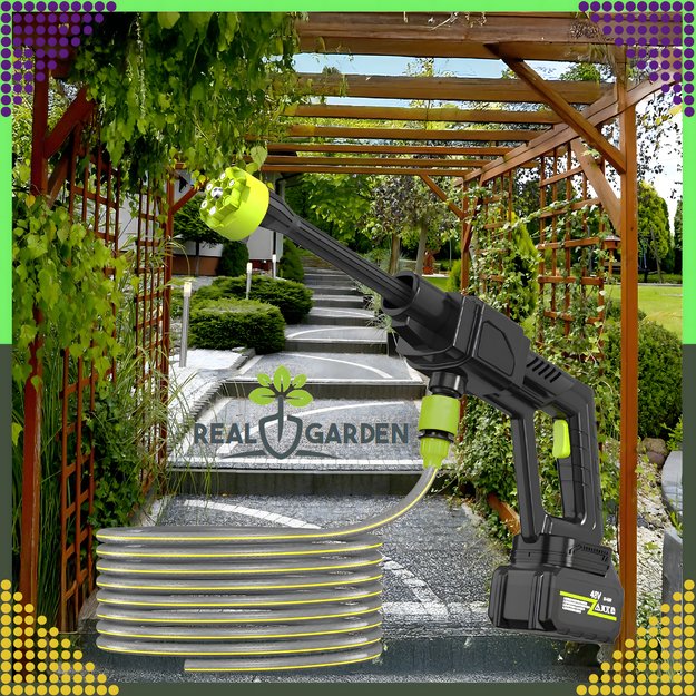 Myjka Ciśnieniowa Akumulatorowa Bezprzewodowa 2 x Aku 21V 30 Bar 300W  15