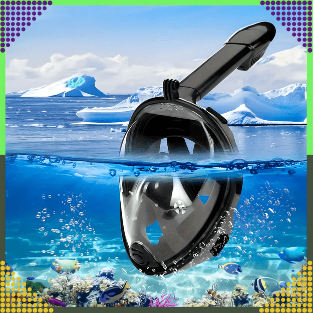 Maska do Nurkowania Pływania Snorkelingu Wody Pełnotwarzowa na Basen L/XL  27