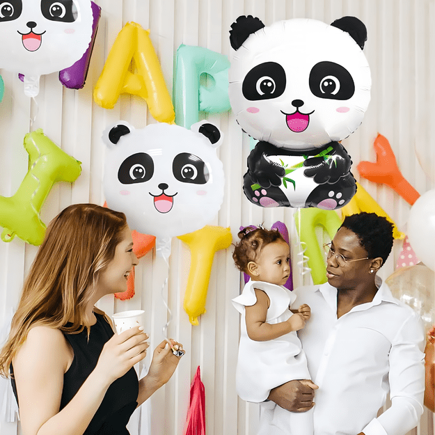 Zestaw Balonów Urodzinowych Panda Zwierzęta na Urodziny Przyjęcia 5 szt 14