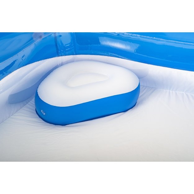 Bestway 54153 Basen Dmuchany Pięciokąt z Siedzeniami Ogrodowy 213x206x69cm  14