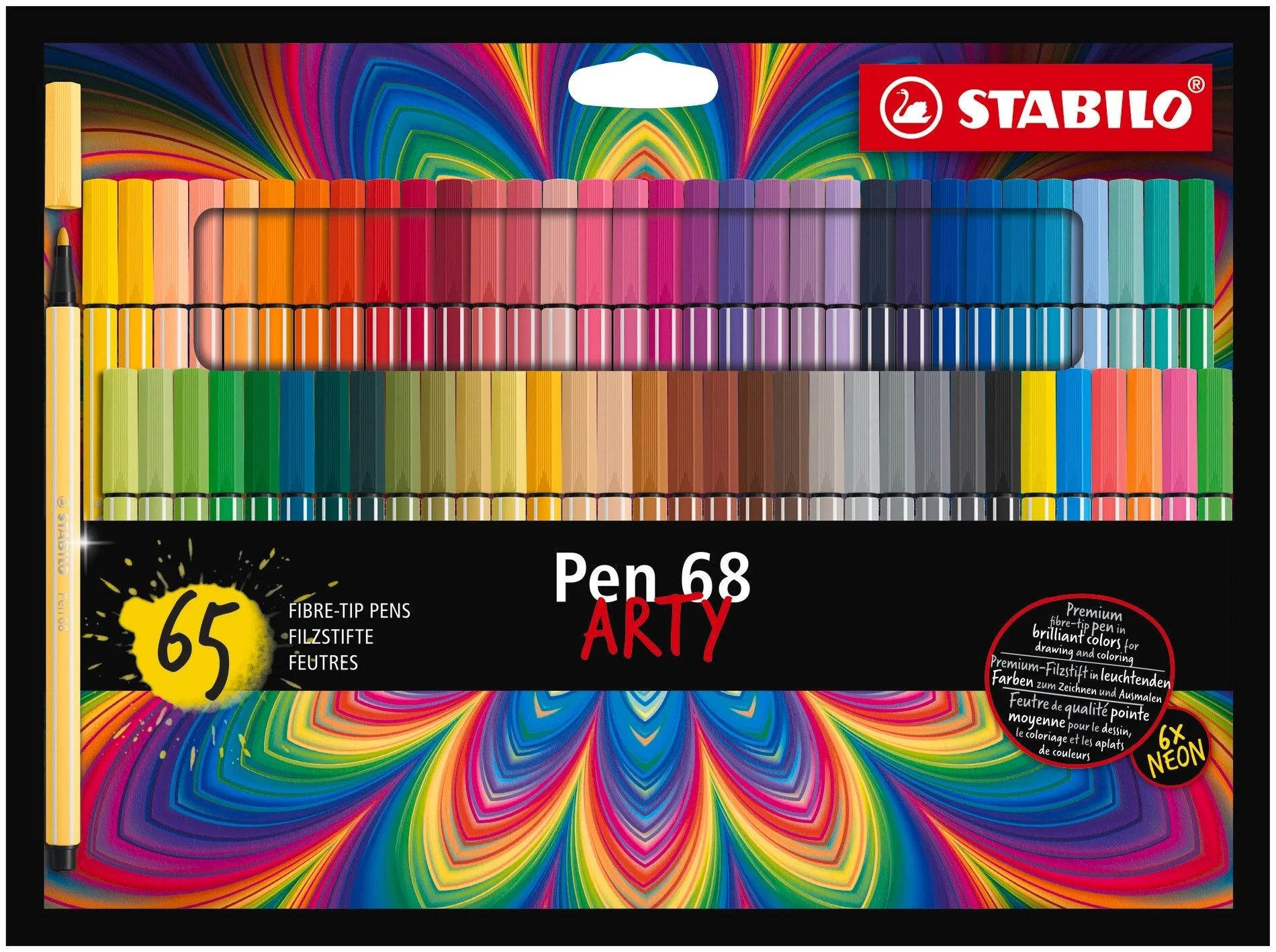 Stabilo - Pen 68 ARTY, cardboard