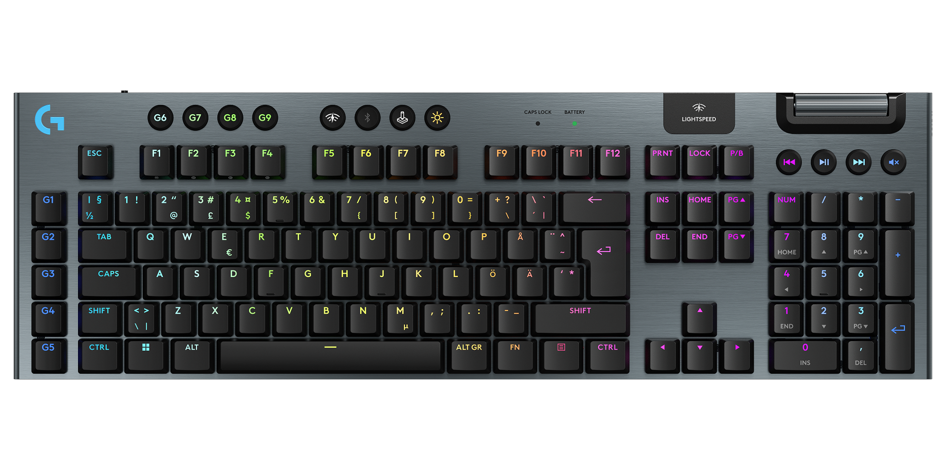 Logitech - G915 X LIGHTSPEED Low-Profile