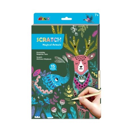 Avenir - Magical Animals Scratch Book