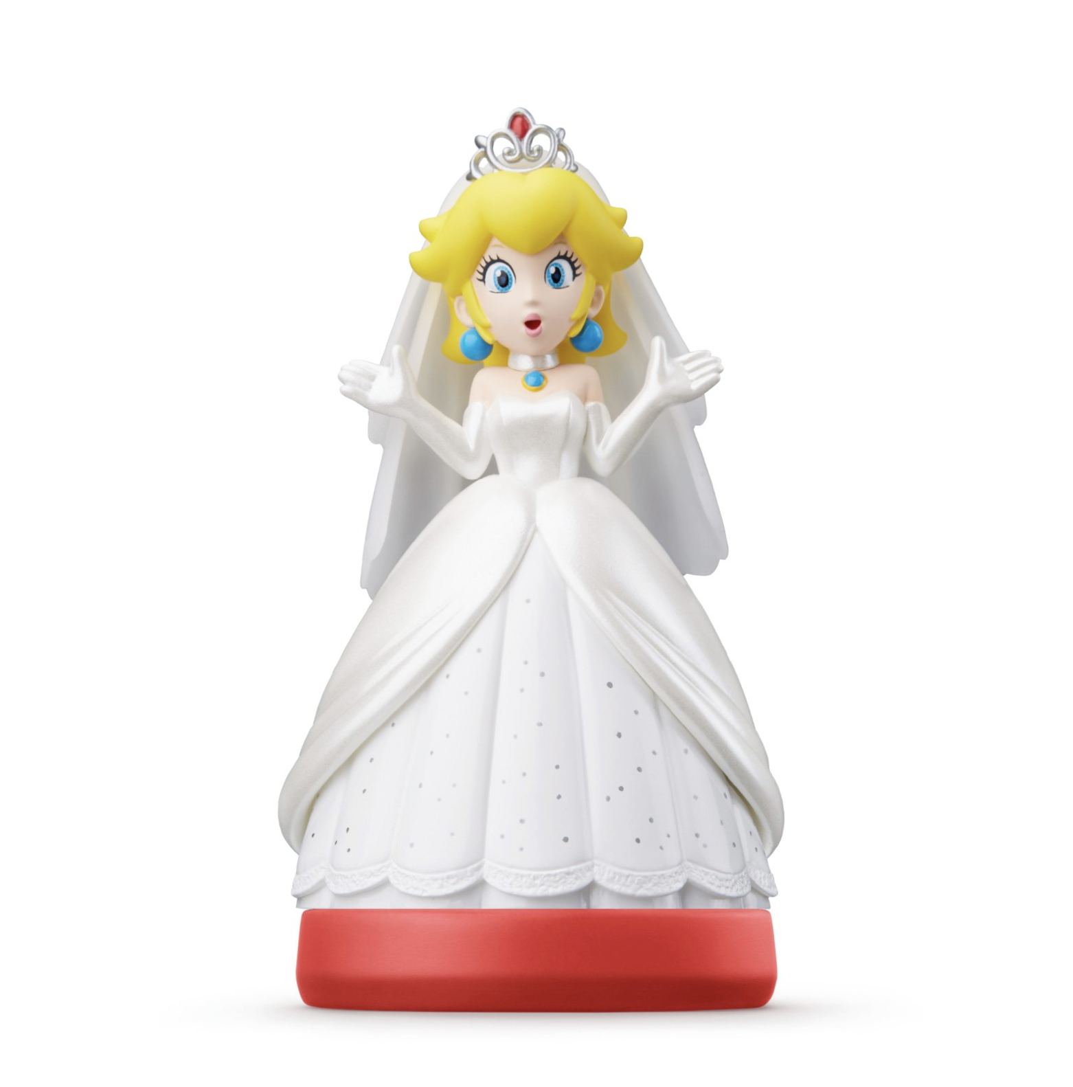 Nintendo Amiibo Peach in wedding outfit
