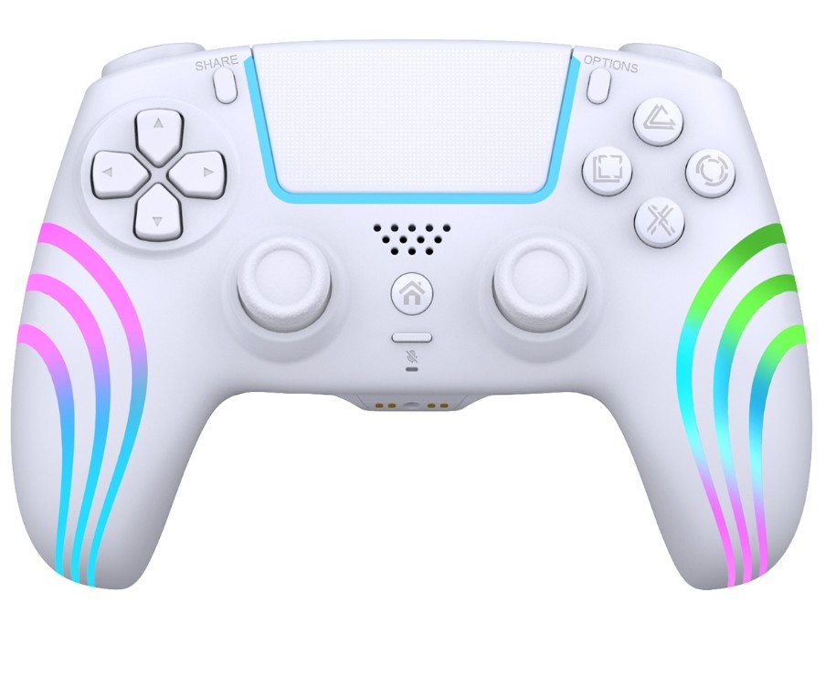 Deep Explorer Wireless Controller White PS4