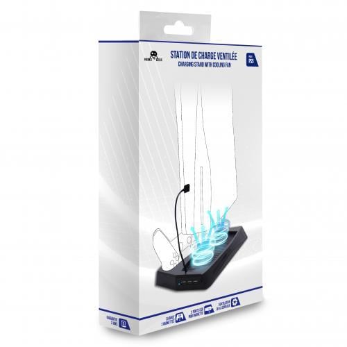 Charging stand with cooling fan for