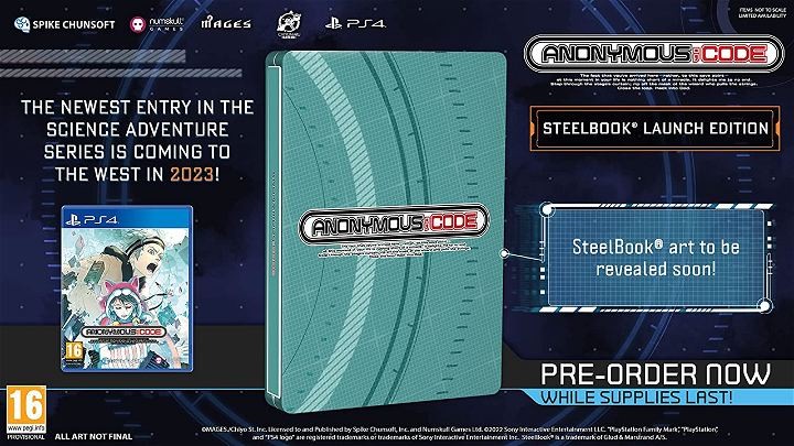 Anonymous;Code (Steelbook Edition)
- PlayStation