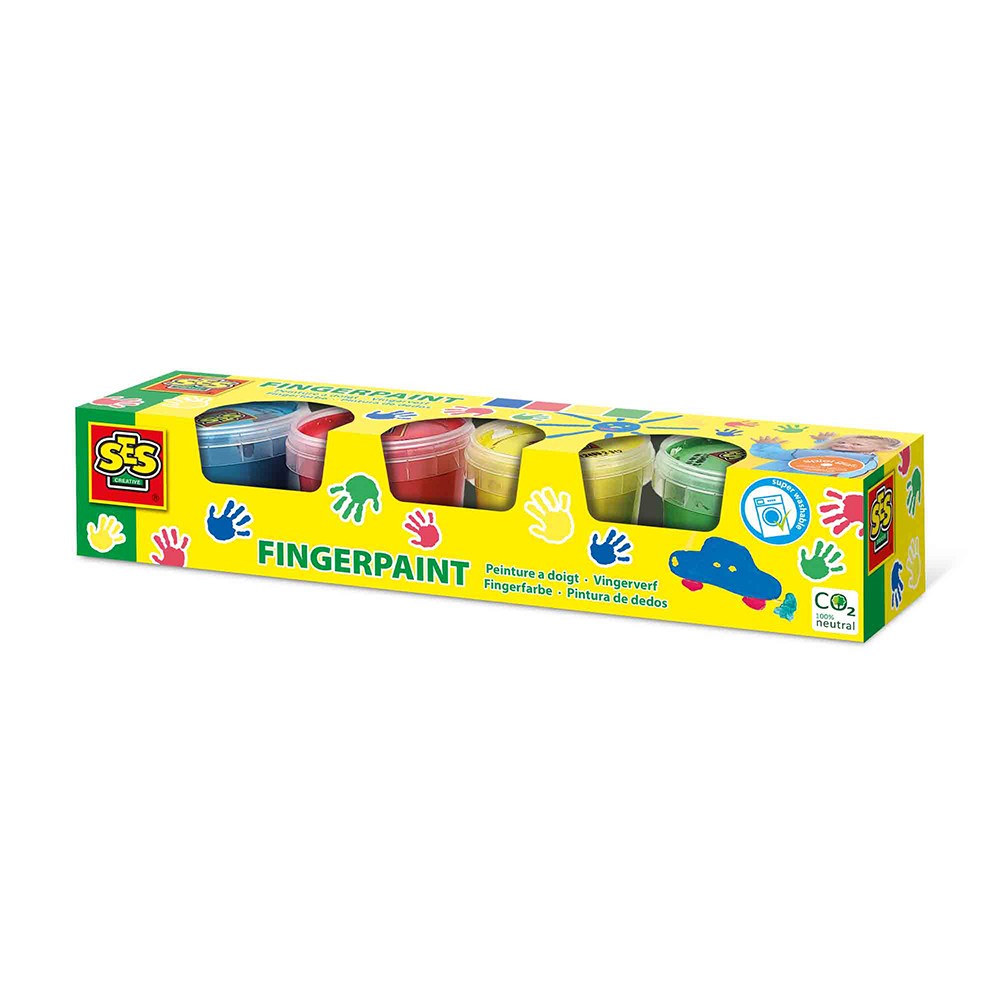 SES Creative - Fingerpaint Primary 4x110ml