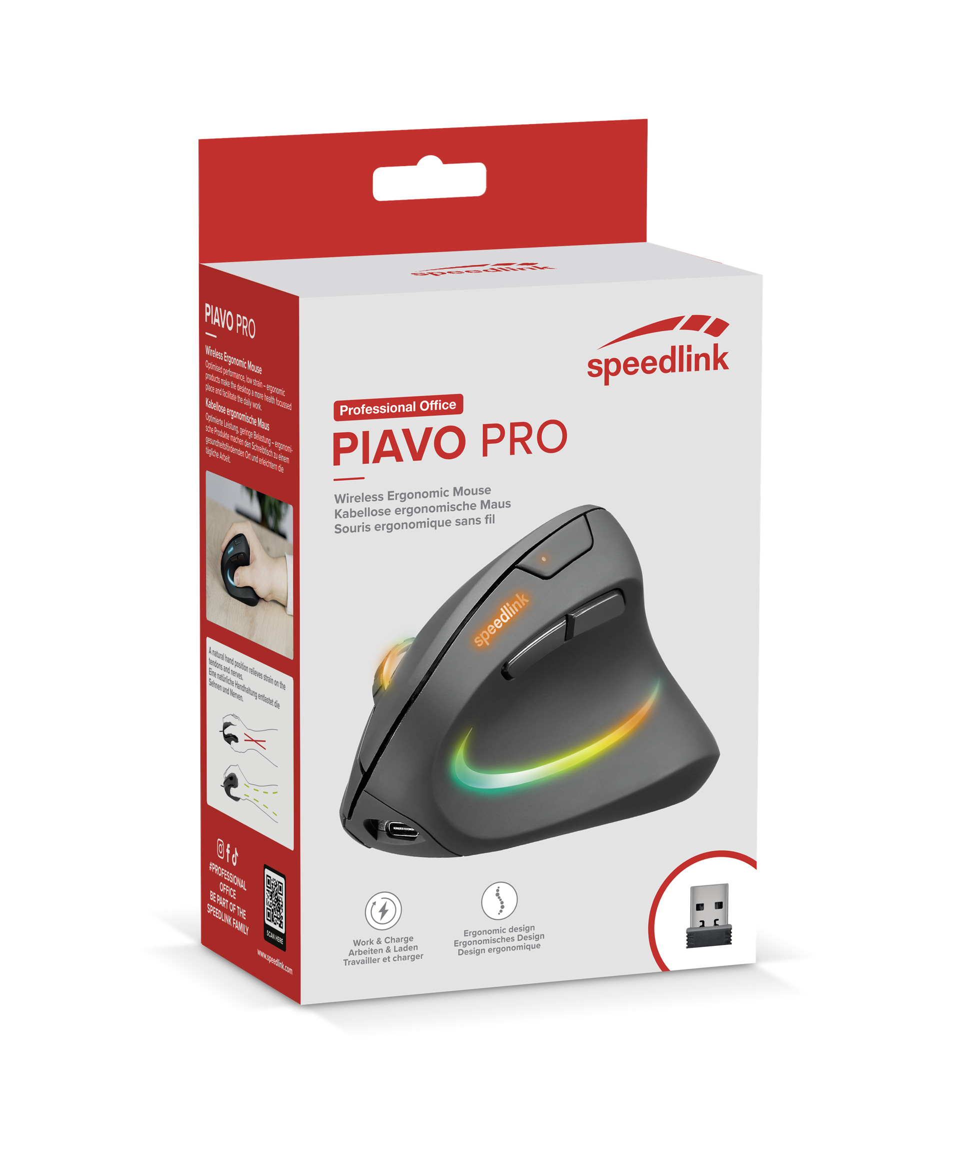 Speedlink - PIAVO PRO Illuminated Rechargeable