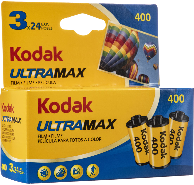 Kodak - 135 Ultramax Carded 400-24x3