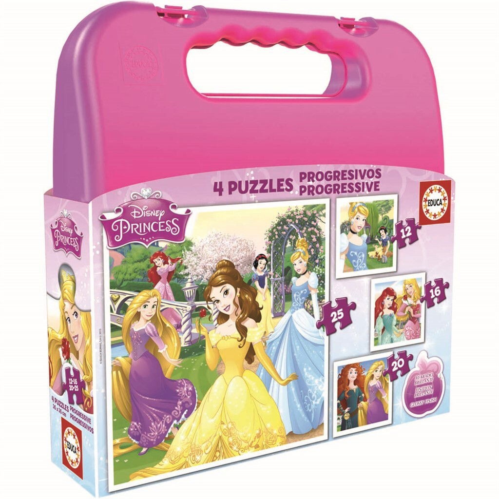 Educa - Puzzle - 12-16-20-25 Disney