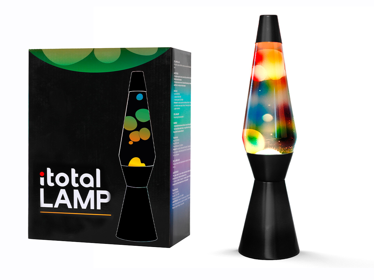 ITotal - Lava Lamp - Black