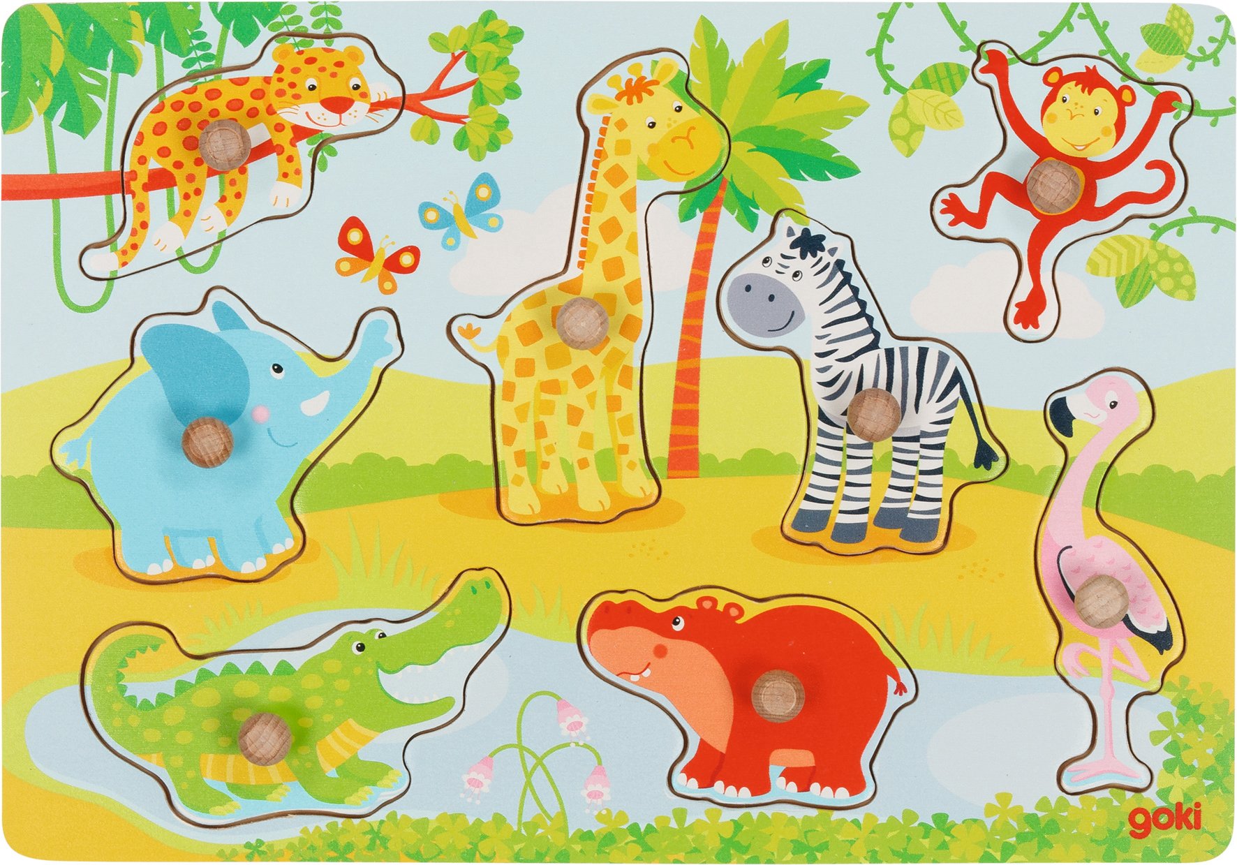 GOKI - African baby animals, Lift