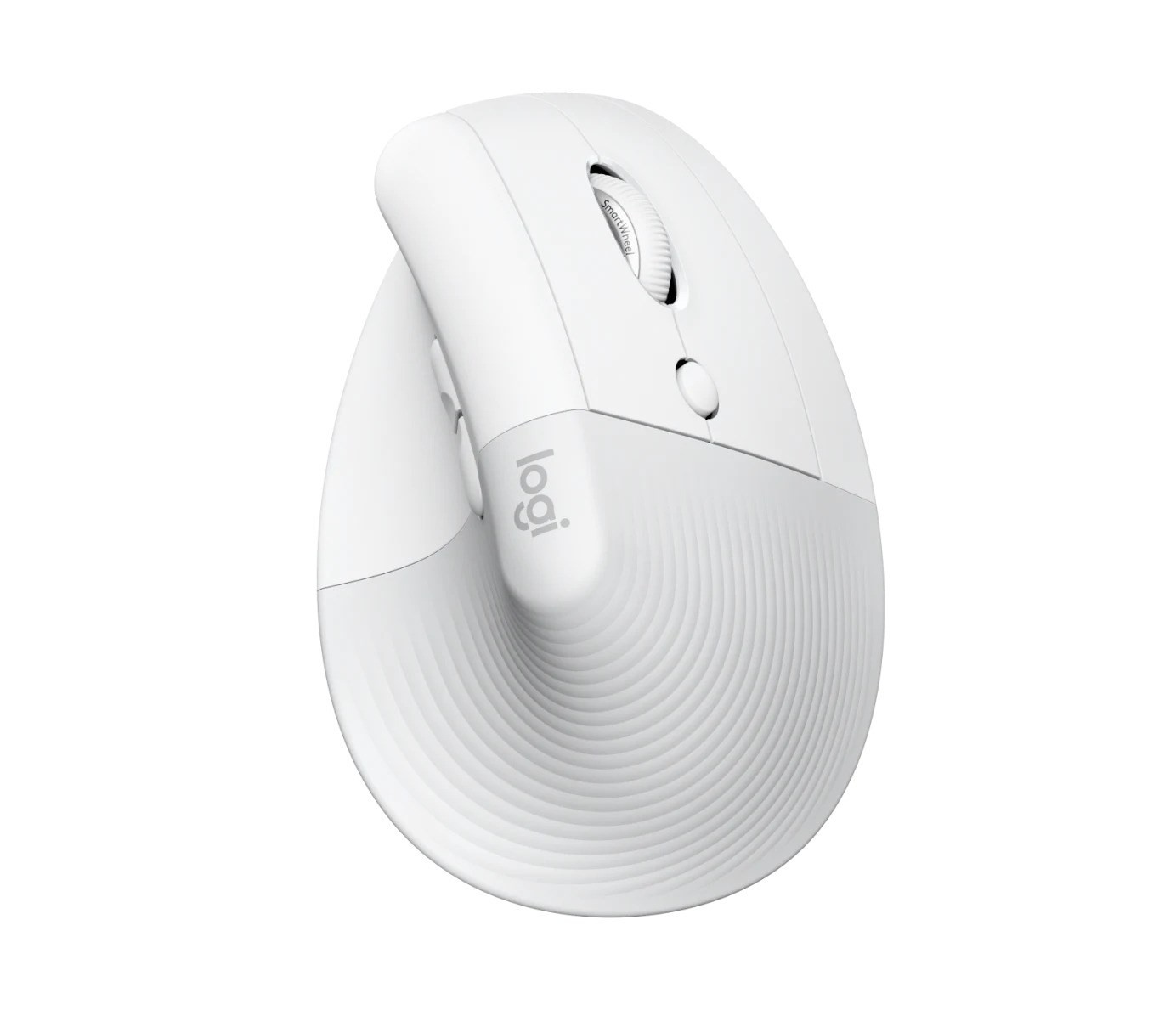 Logitech - Lift Ergo Mouse, Off-white/Pale