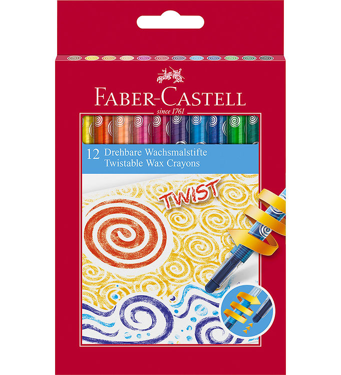 Faber-Castell - Twistable Wax Crayons -