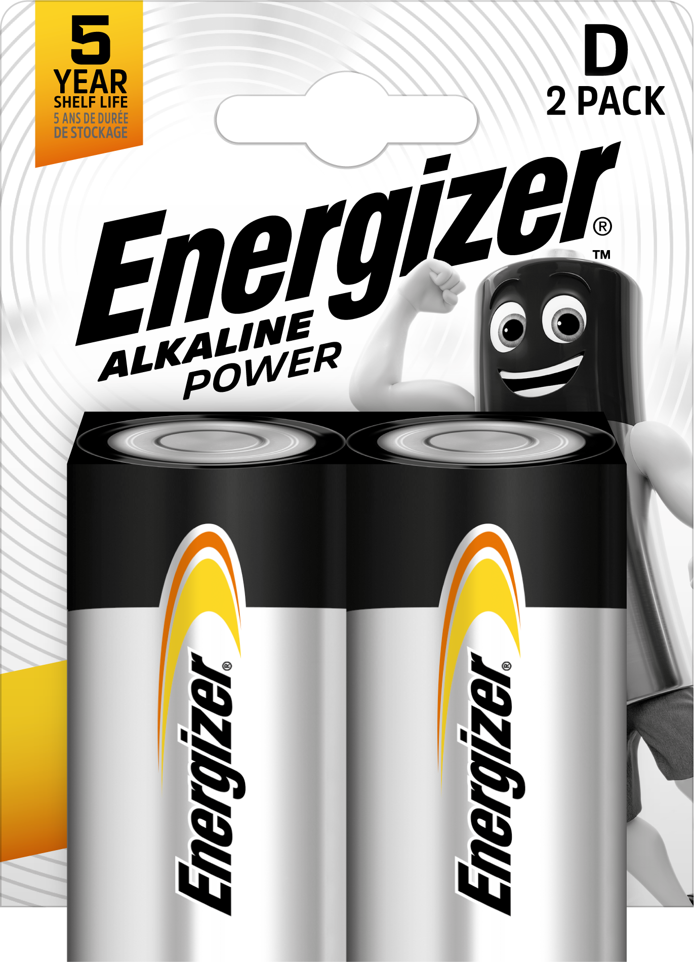 Energizer - Battery D/LR20 Alkaline Power