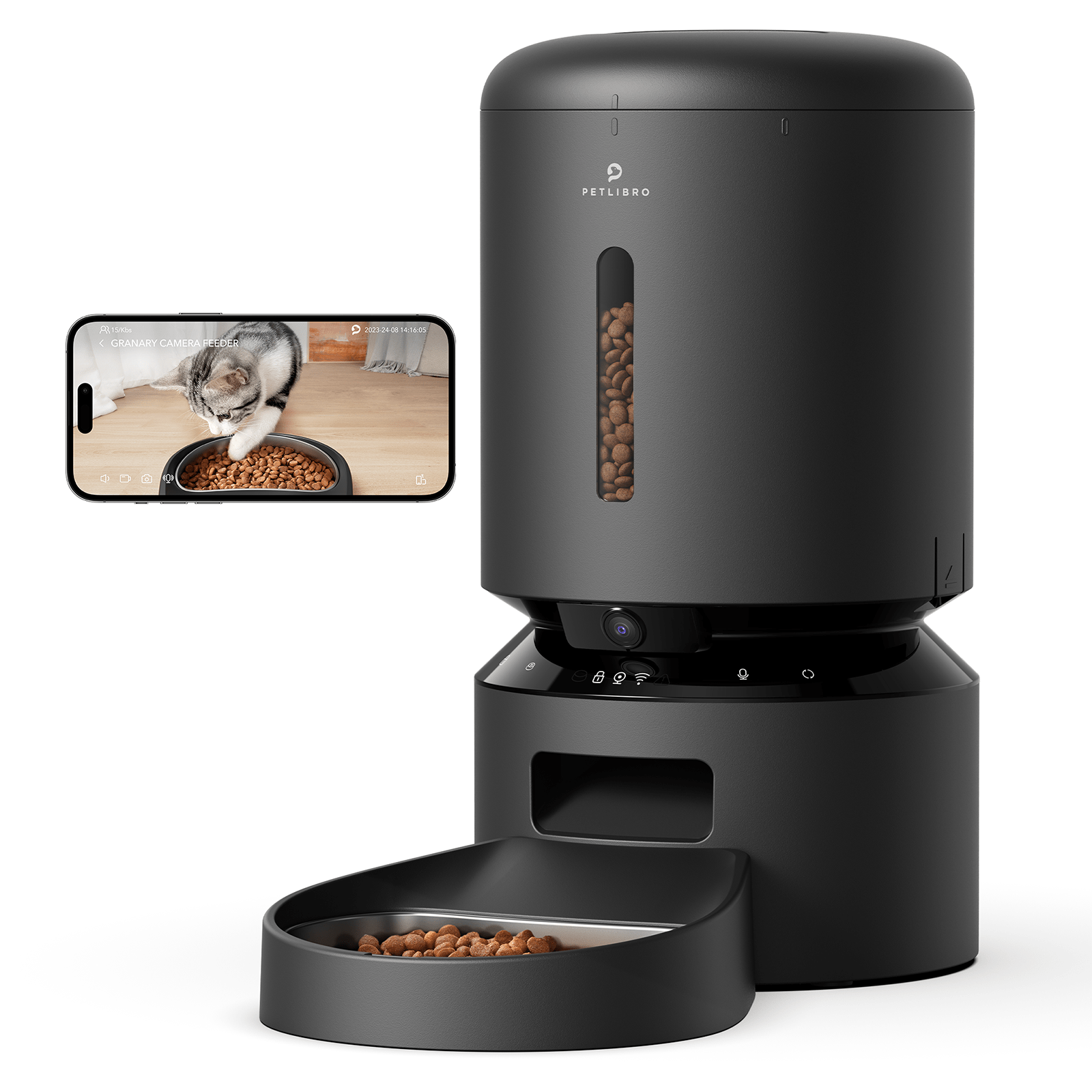 PetLibro - Automatic Cat Black Feeder