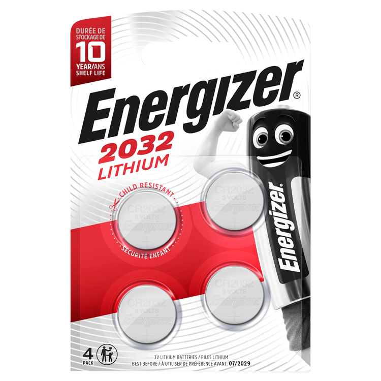 Energizer - Battery Lithium CR2032 (4-pack)