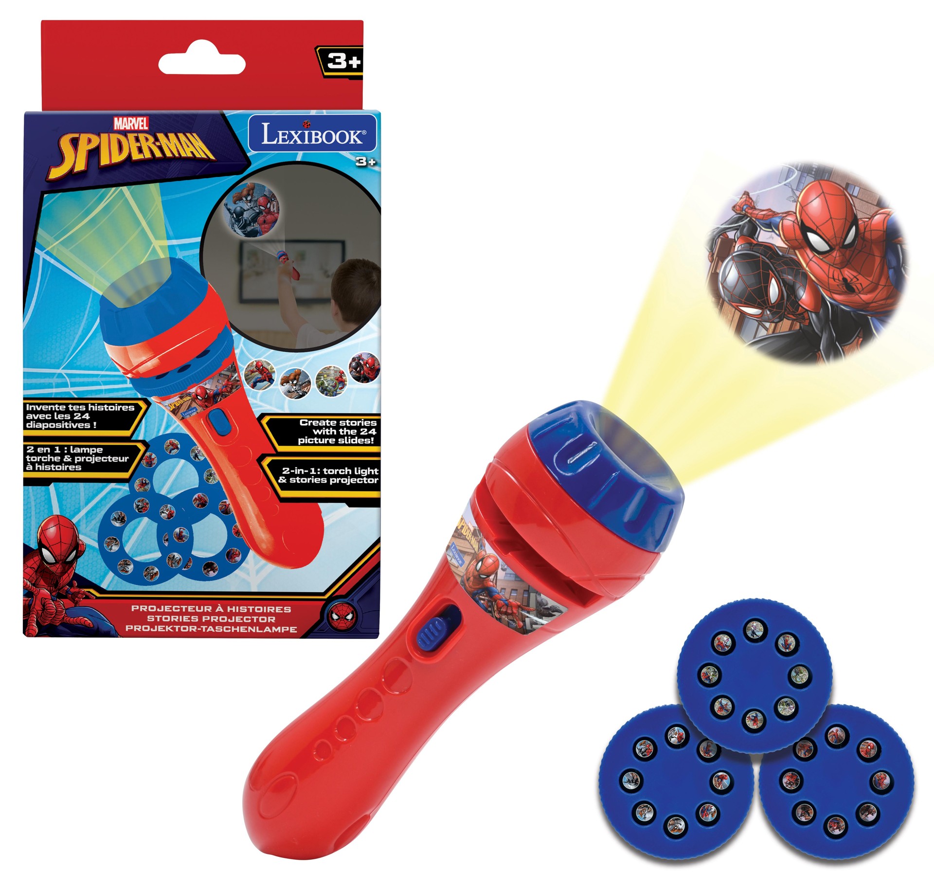 Lexibook - Spider-Man Stories Projector and