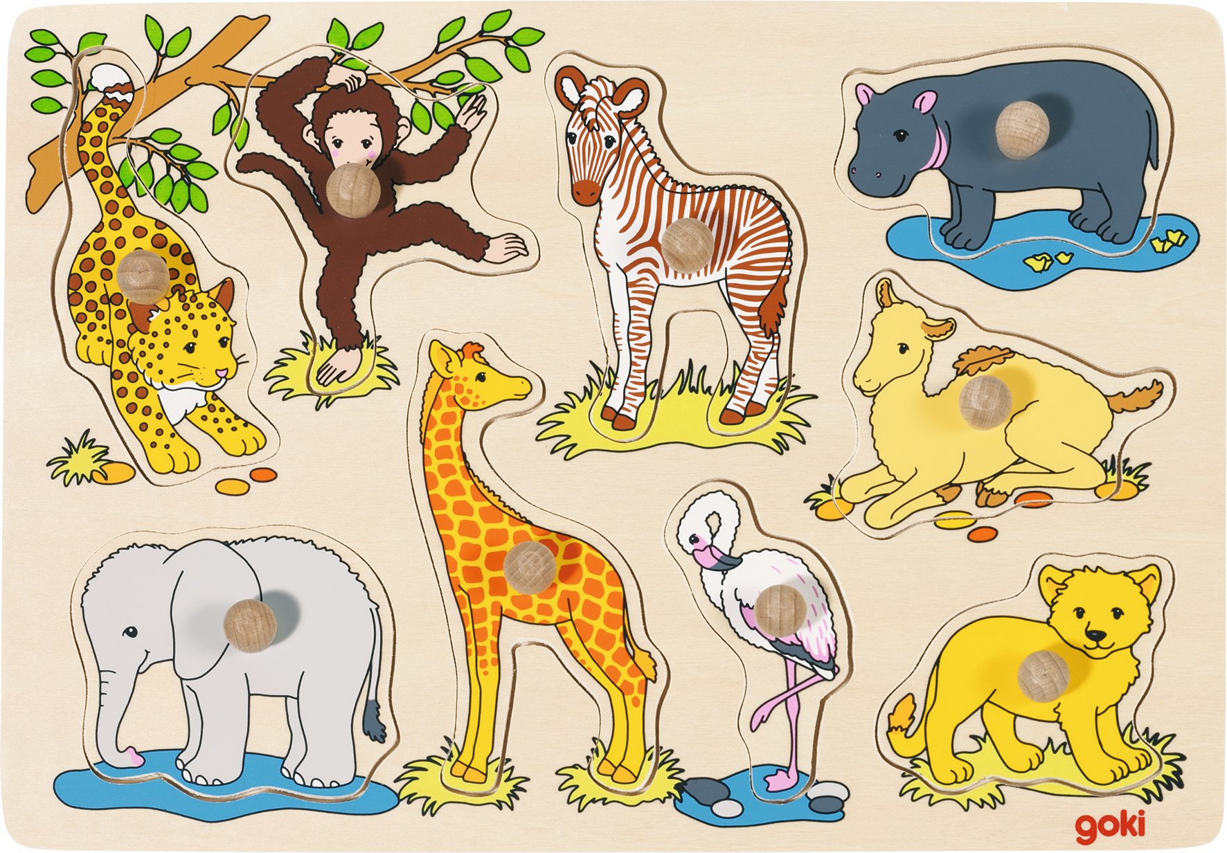 GOKI - African baby animals, Lift