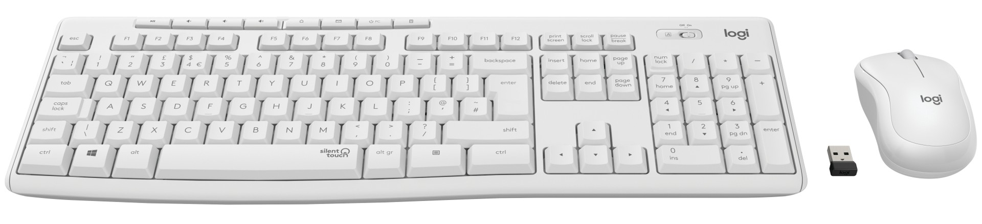 Logitech - MK295 Silent Wireless Combo