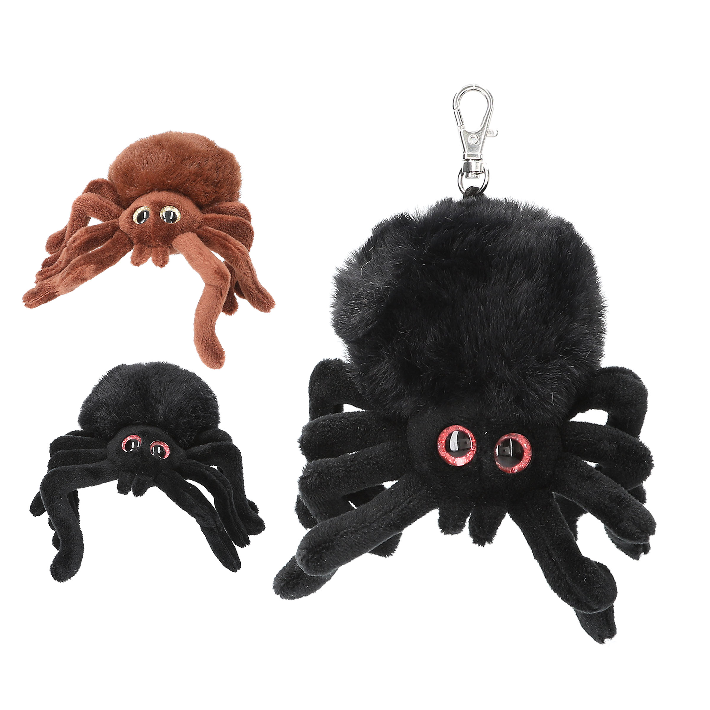 Dino World - Plush Spider Pendant