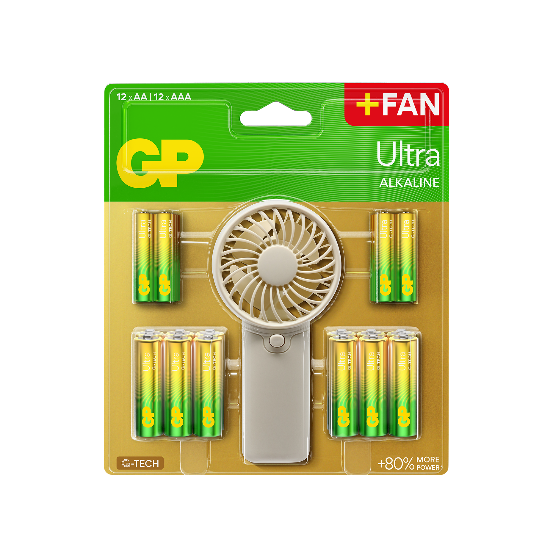 GP - Ultra Alkaline 12xAA +
