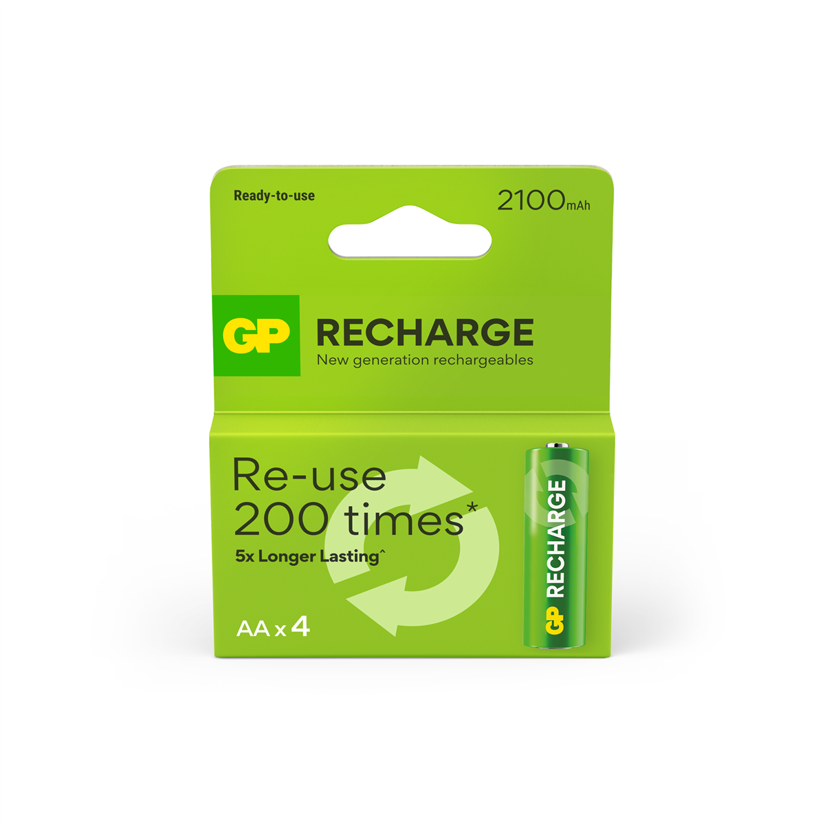 GP - Recharge Rechargeable Battery, Size