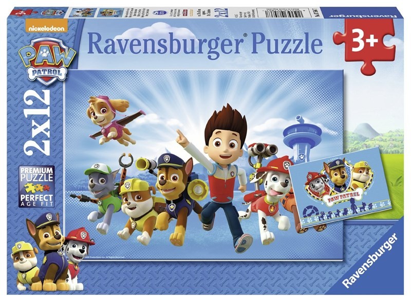 Ravensburger - Paw Patrol 2x12p puzzle