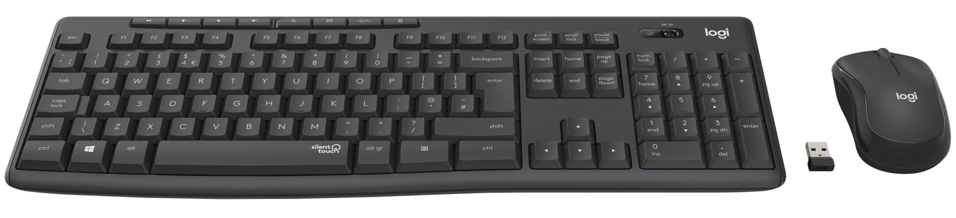 Logitech - MK295 Silent Wireless Combo