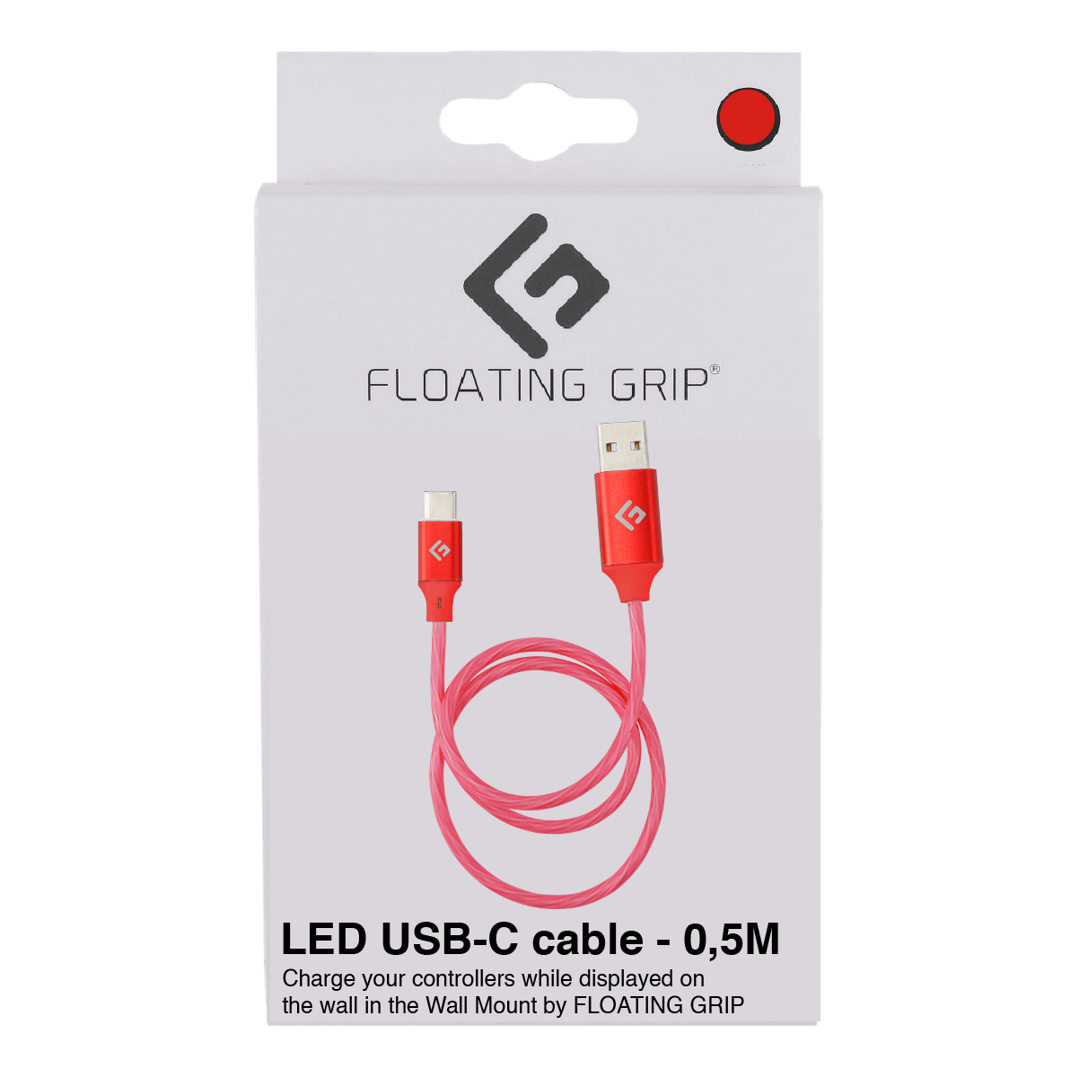 Floating Grip 0,5M LED USB-C