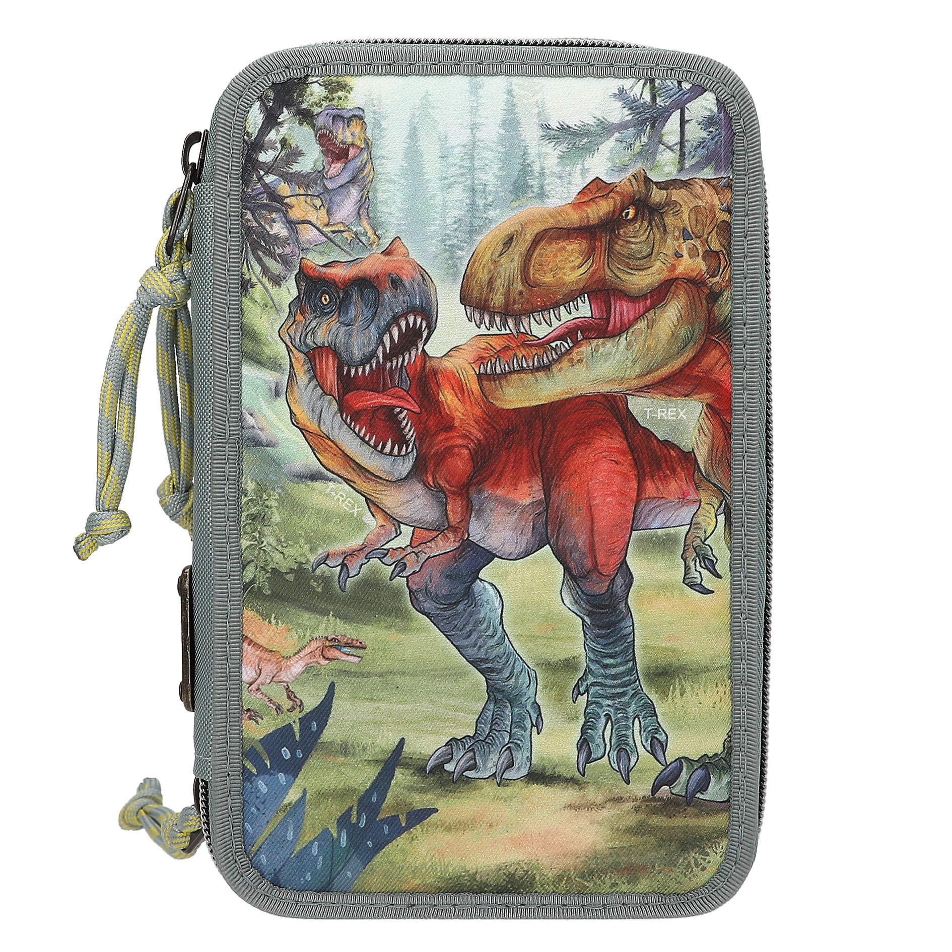 Dino World - Triple Pencil Case
