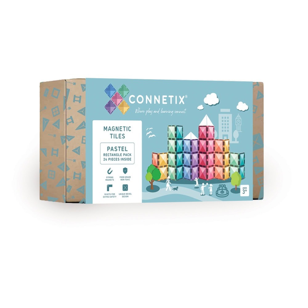 Connetix - Pastel Rectangle Pack 24