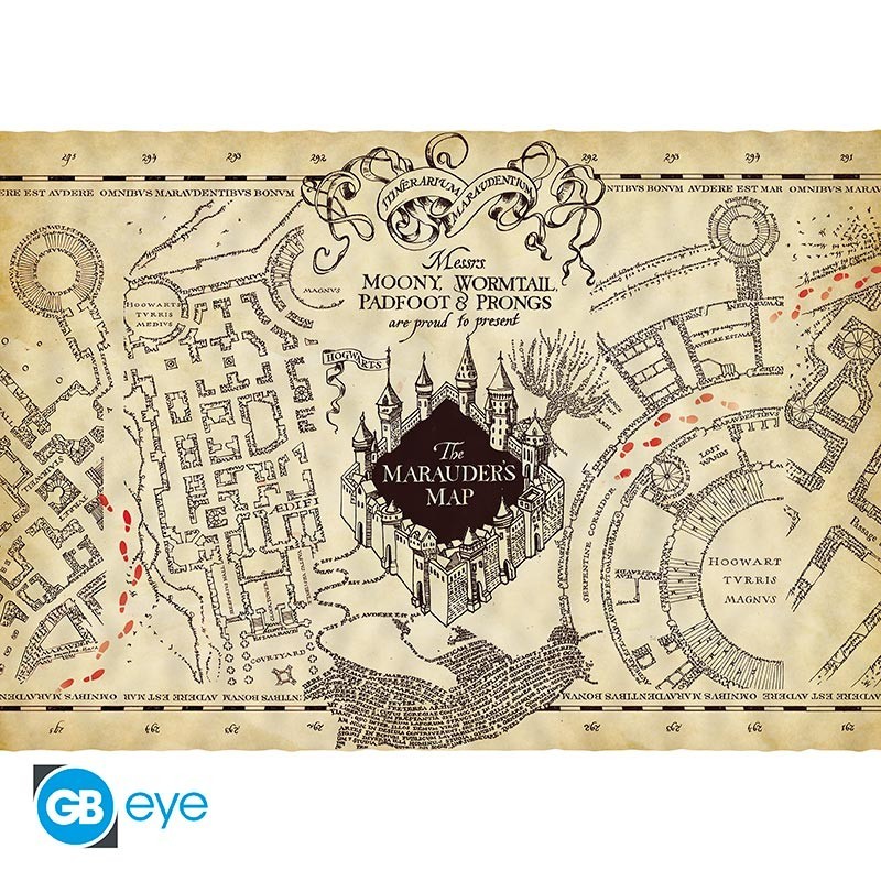 HARRY POTTER - Parchment poster -