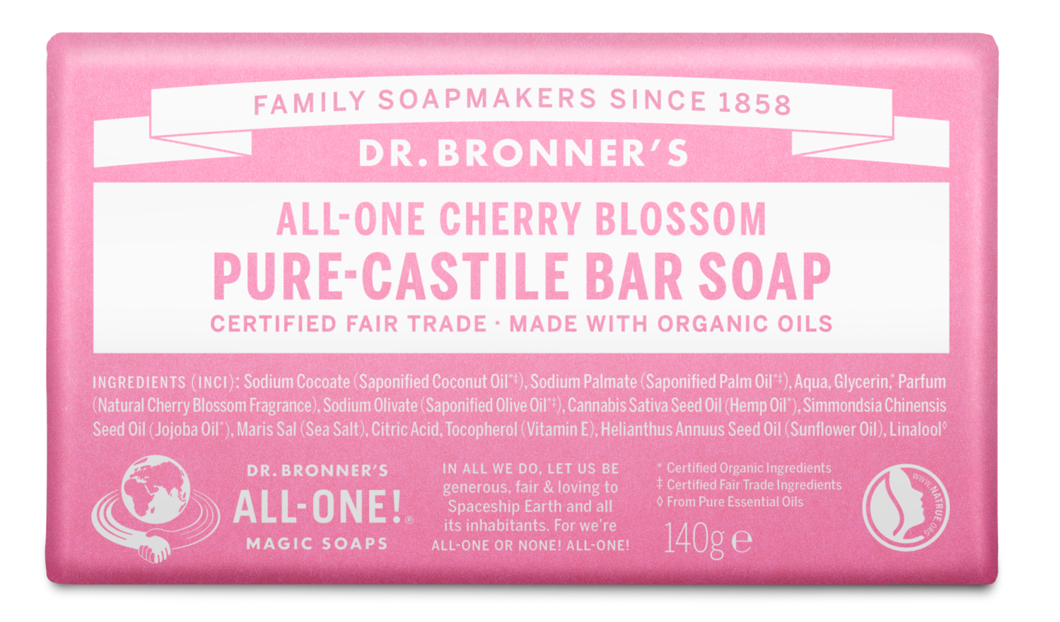 Dr. Bronner`s - Bar Soap Cherry