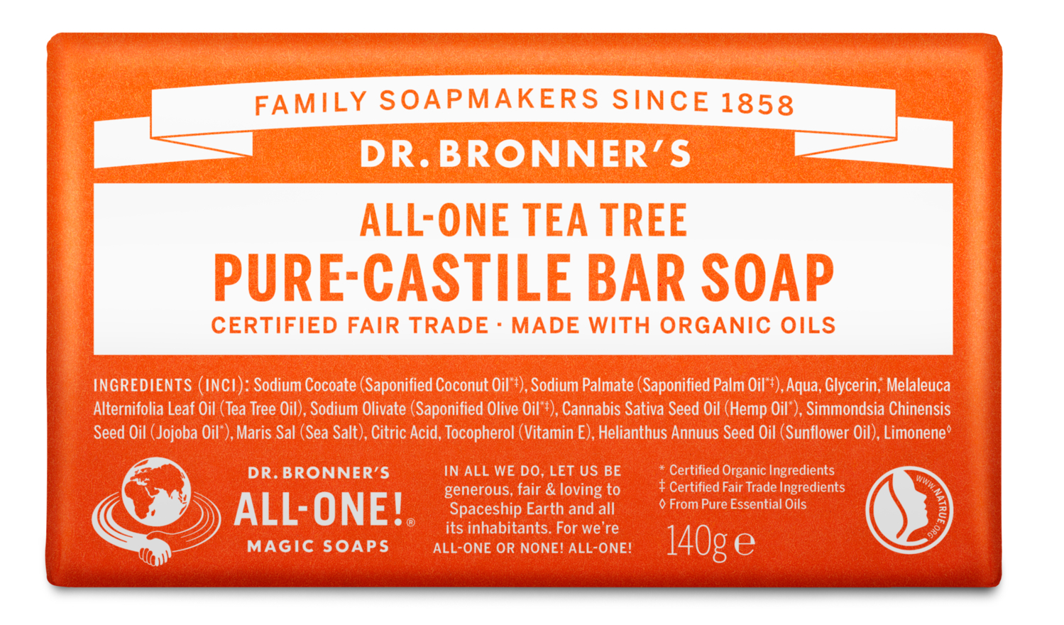 Dr. Bronner`s - Bar Soap Tea