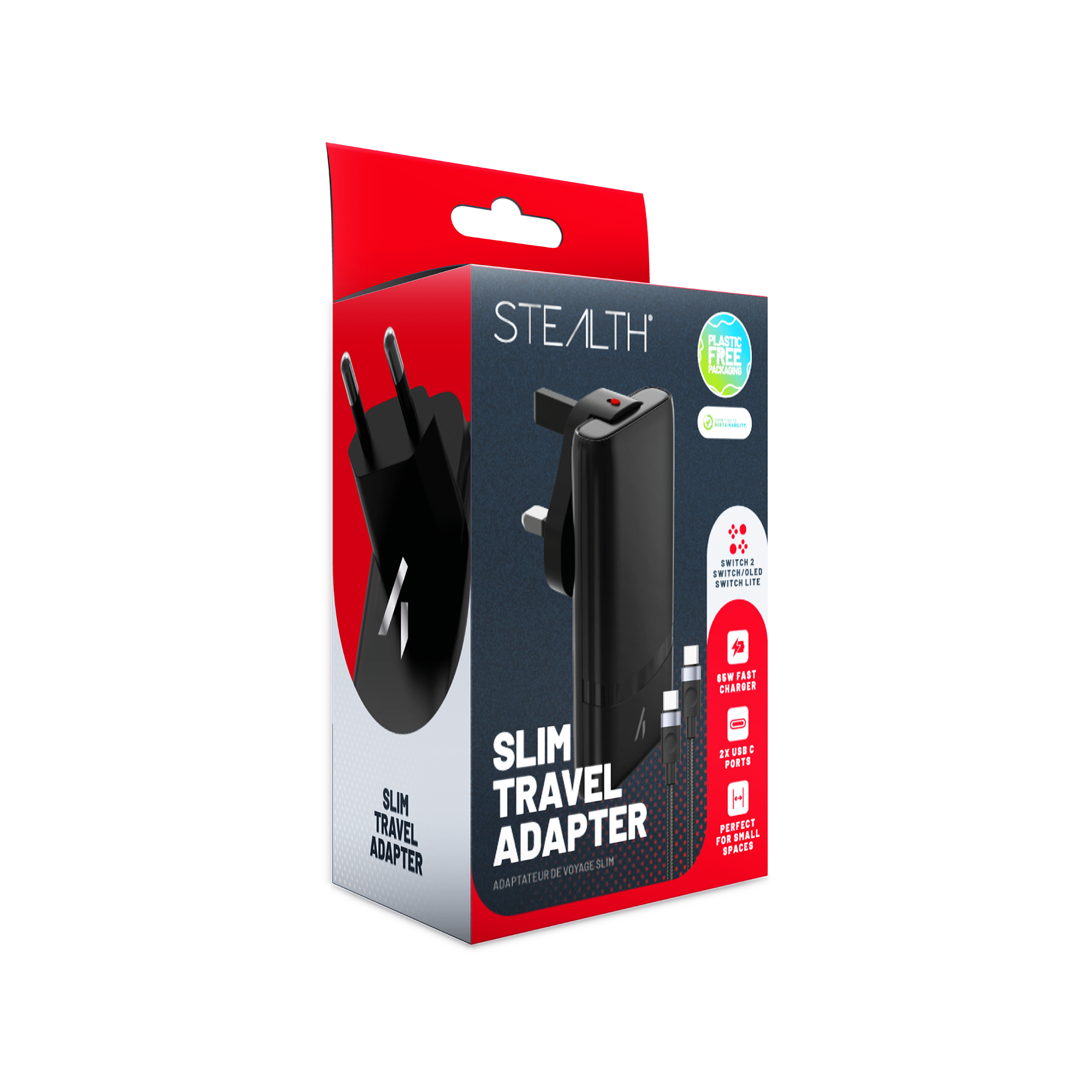 Stealth - Slim Travel Adapter -