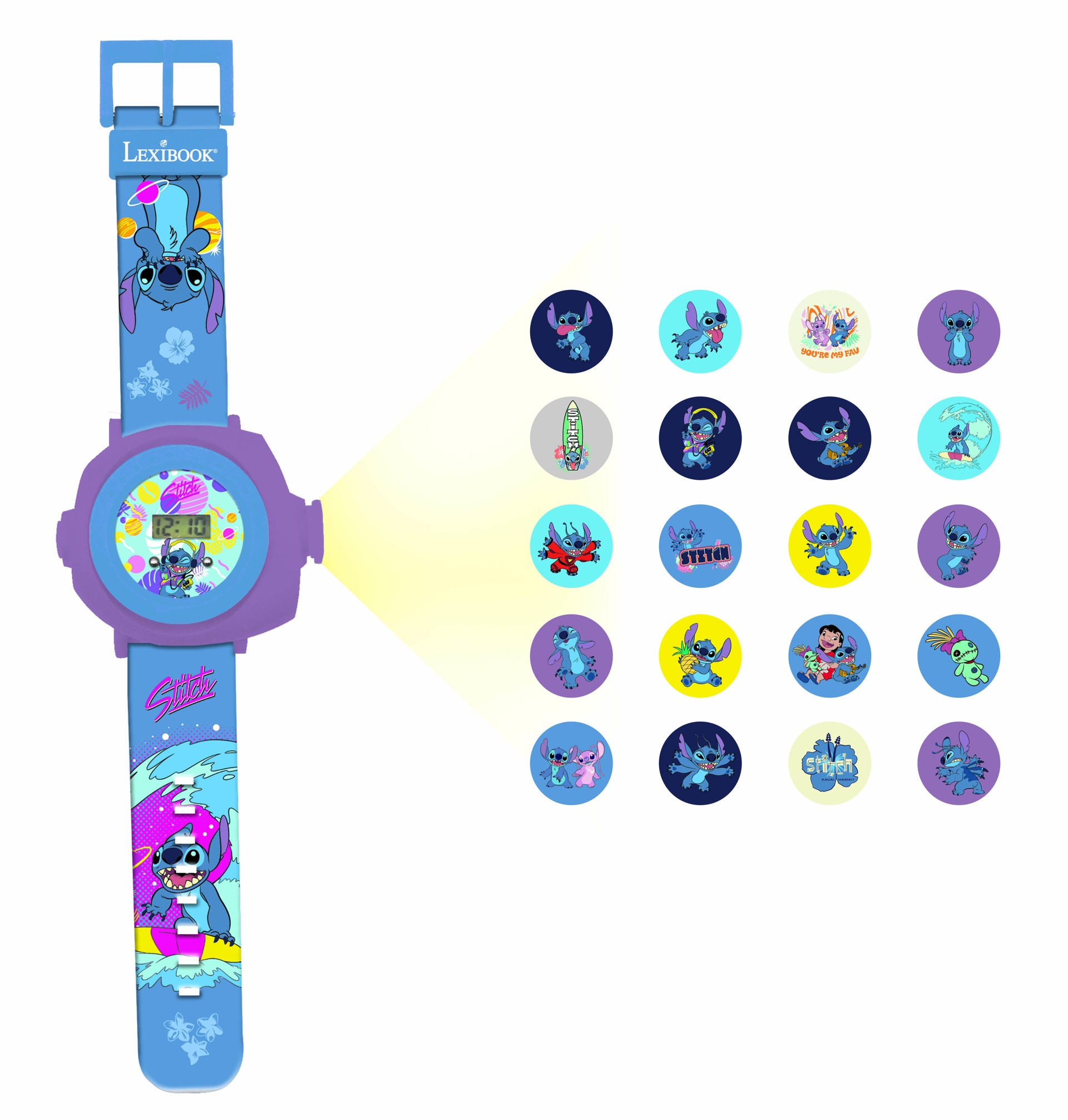 Lexibook - Stitch Digital Projection Watch