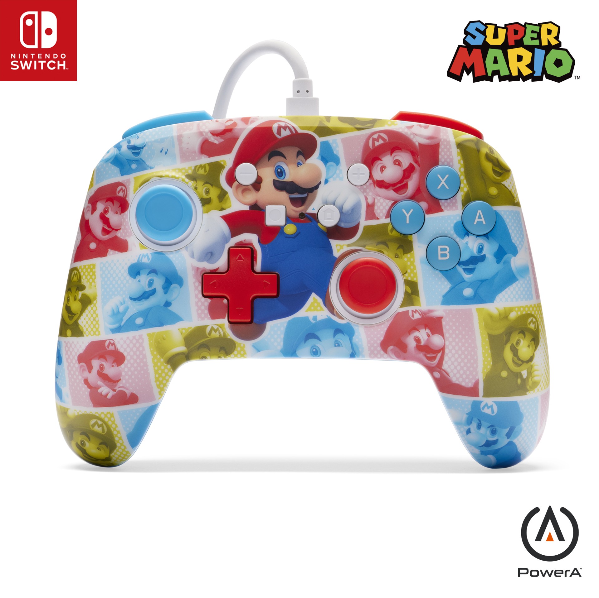 PowerA Enhanced Wired Controller - Mario