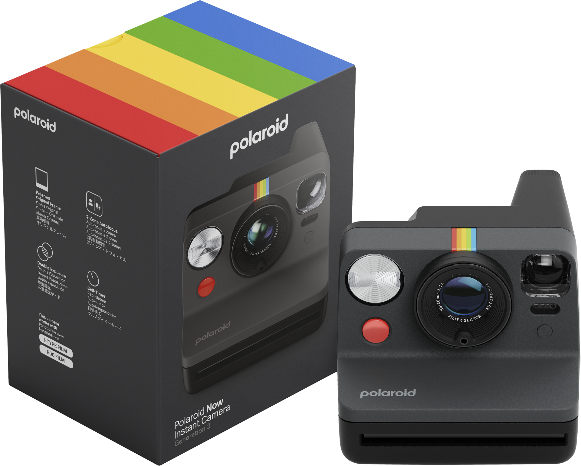 Polaroid - Now Gen 3 Black
