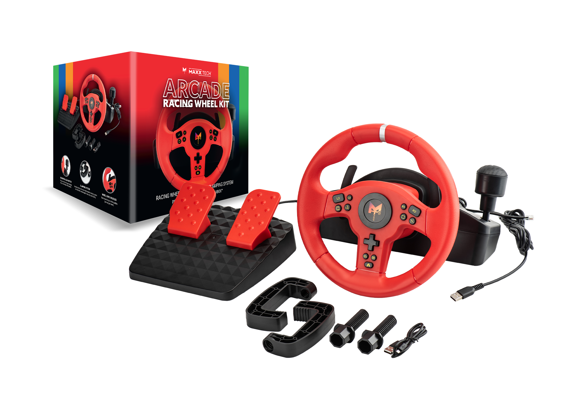 Maxx Tech - Arcade Racing Wheel