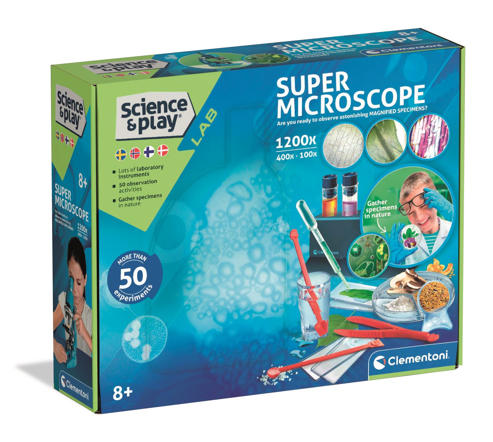 Clementoni - Super Microscope 1200x (I-78391)