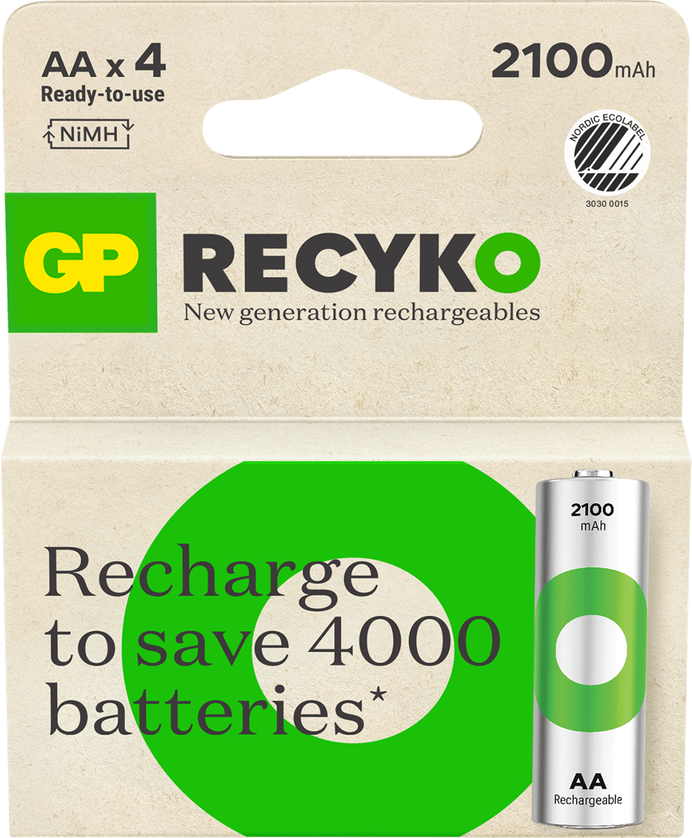 GP - ReCyko Rechargeable Battery, Size